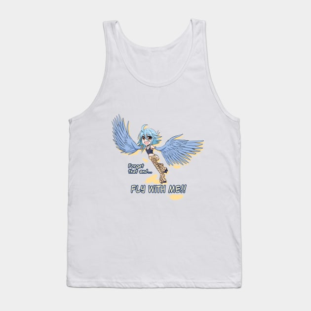 Monster Musume - Papi Tank Top by Mitgard